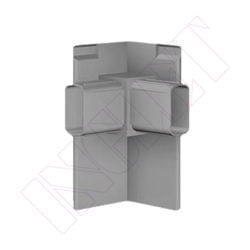 CLIP CONECTOR ESQUINA GUÍA CLICK RAIL PRO GRIS