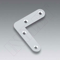 ESCUADRA, 65 x 16 mm + TORNILLO, 12 mm -24 u-