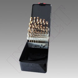 KIT 25 BROCAS TITÂNIO PARA MADEIRA E METAL