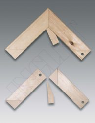 LISTÓN TRANSVERSAL PINO, 21 x 45 mm -50 cm-