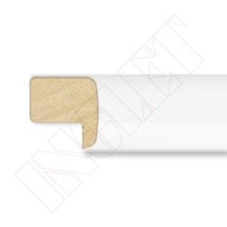 METRO MOLDURA BRANCO BRILHO, 15 x 14 mm