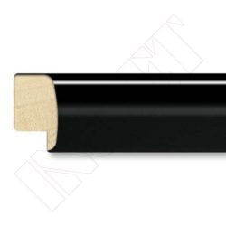 METRO MOLDURA NEGRO BRILLO, 23 x 13 mm
