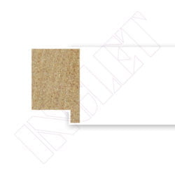 METRO MOLDURA BRANCO MATE, 30 x 20 mm