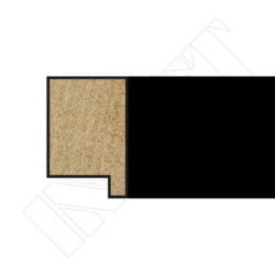 METRO MOLDURA PRETO MATE, 30 x 20 mm