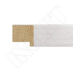 METRO MOLDURA MADEIRA CARVALHO BRANCO, 20 x 20 mm