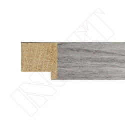 METRO MOLDURA MADEIRA CARVALHO CINZA, 20 x 20 mm