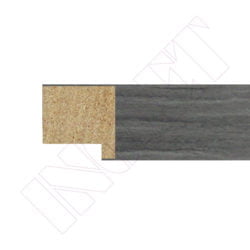 METRO MOLDURA MADEIRA CARVALHO ANTRACITA, 20 x 20 mm