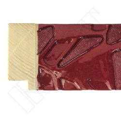 METRO MOLDURA VERMELHO BRILHO, 50 x 22 mm