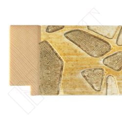 METRO MOLDURA PRATA VIEJA, 50 x 22 mm