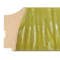 METRO MOLDURA VERDE OLIVA BRILHO, 101 x 50 mm