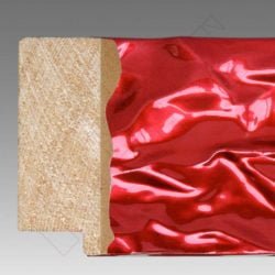 METRO MOLDURA VERMELHO BRILHO, 64 x 24 mm