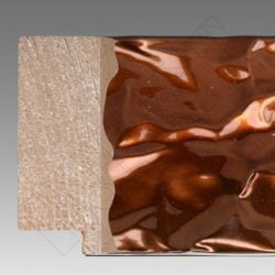 METRO MOLDURA CASTANHO BRILHO, 64 x 24 mm