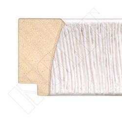 METRE MOTLLURA BLANC BRILLANT, 44 x 24 mm