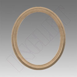 QUADRO OVAL PERFIL LARGO SEM DECORAÇÃO