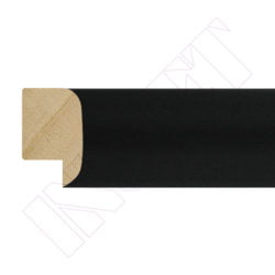 METRO MOLDURA MADEIRA PRETO MATE, 23 x 15 mm