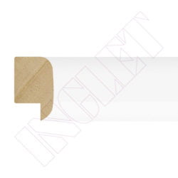 METRO MOLDURA MADEIRA BRANCO BRILHO, 23 x 15 mm