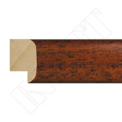 METRO MOLDURA MADEIRA NOGUEIRA, 23 x 15 mm