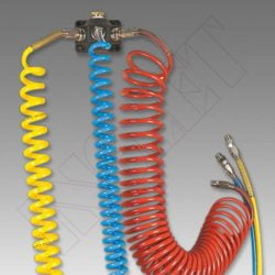 ESPIRAL AZUL POLIURETANO, 4 m