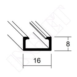 METRO PERFIL ESTABILIZADOR MOLDURAS ALUMINIO
