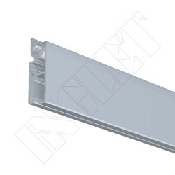 GUÍA DOUBLE WALL TRACK PLATA ANODIZADA T&S, 200 cm