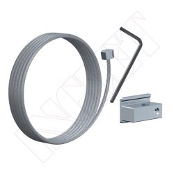 KIT SLIDER + CABLE D’ACER TOPALL INVISIBLE T&S, 1,2 mm 150 cm -15 Kg-
